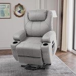 JUMMICO Heated Massage Lift Recliner Sofa Chair