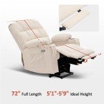 MCombo Dual Motor Power Lift Recliner with Massage