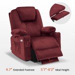MCombo Large Power Lift Recliner with Massage & Heat