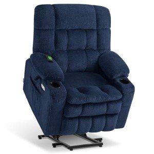 MCombo Small Dual Motor Lift Recliner with Massage