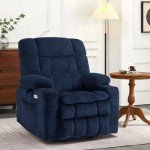 MCombo Small Dual Motor Lift Recliner with Massage