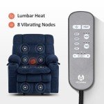 MCombo Small Dual Motor Lift Recliner with Massage