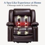 Petite Power Lift Chair with Massage and Heat