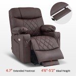 MCombo Petite Power Lift Recliner Chair with Massage