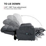 Comfort Lift Recliner Chair with Massage and Heat
