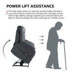 Comfort Lift Recliner Chair with Massage and Heat