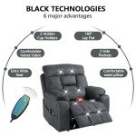 Comfort Lift Recliner Chair with Massage and Heat