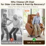 Large Power Lift Chair with Heat and Massage