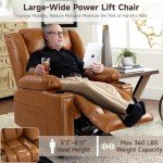 Large Power Lift Chair with Heat and Massage