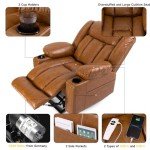 Large Power Lift Chair with Heat and Massage