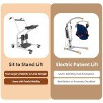 2024 Sit to Stand Lift Chair for Safe Transfers