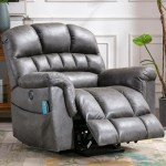 CANMOV Large Power Lift Recliner with Massage & Heat