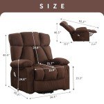 Oversized Power Lift Recliner Chair with Massage