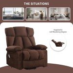Oversized Power Lift Recliner Chair with Massage