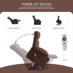 Oversized Power Lift Recliner Chair with Massage