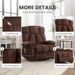 Oversized Power Lift Recliner Chair with Massage