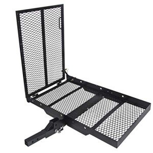 Foldable Hitch Carrier for Wheelchairs and Scooters