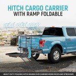 Foldable Hitch Carrier for Wheelchairs and Scooters