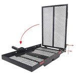 Foldable Hitch Carrier for Wheelchairs and Scooters