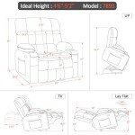 MCombo Dual Motor Lift Recliner with Massage