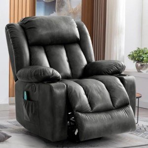 RESTREAL Power Lift Recliner Chair with Massage & Heat