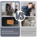 RESTREAL Power Lift Recliner Chair with Massage & Heat