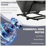 RESTREAL Power Lift Recliner Chair with Massage & Heat