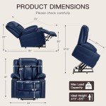 Small Power Lift Chair with Heat & Massage