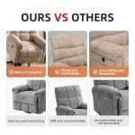 Oversized Power Lift Recliner Chair with Massage