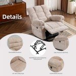 Oversized Power Lift Recliner Chair with Massage