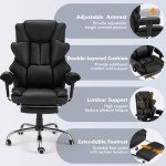 HOMREST Ergonomic Massage Office Chair with Footrest
