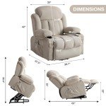 Electric Lift Recliner Chair with Massage & Heat