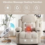 Electric Lift Recliner Chair with Massage & Heat