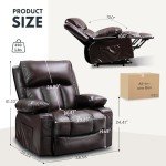 FLEXISPOT XL23 Power Lift Recliner with Massage