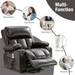 FLEXISPOT XL23 Power Lift Recliner with Massage