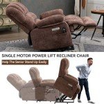 Large Lift Recliner Chair with Massage & Heat