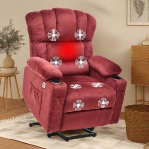 Heated Massage Power Lift Recliner Chair for Seniors