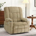 MCombo Large Dual Motor Lift Recliner with Massage