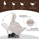 Electric Recliner Lift Chair with Massage & USB