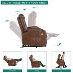 YITAHOME Electric Recliner Chair with Massage & Heat