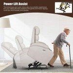 Electric Recliner Lift Chair with Massage & USB