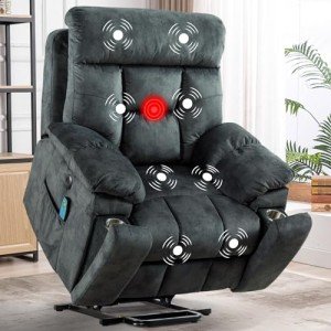CANMOV Power Lift Recliner Chair with Massage & Heat