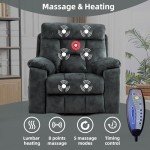 CANMOV Power Lift Recliner Chair with Massage & Heat