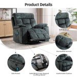 CANMOV Power Lift Recliner Chair with Massage & Heat