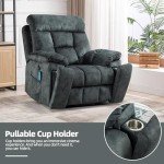 CANMOV Power Lift Recliner Chair with Massage & Heat