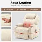 Electric Recliner Chair with Massage and Heat