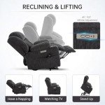 Power Lift Recliner Chair with Massage & Heat