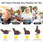 Large Power Lift Chair with Heat and Massage