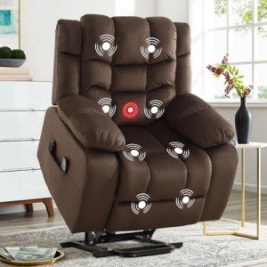 EBELLO Heated Massage Power Lift Recliner Chair