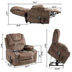 Comfortable Electric Lift Recliner Chair with Massage